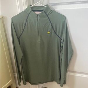 Masters Ladies Peter Millar Sage Green Quarter-Zip